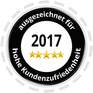 Hohe Kundenzufriedenheit 2017