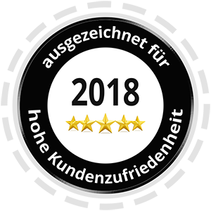 Hohe Kundenzufriedenheit 2018